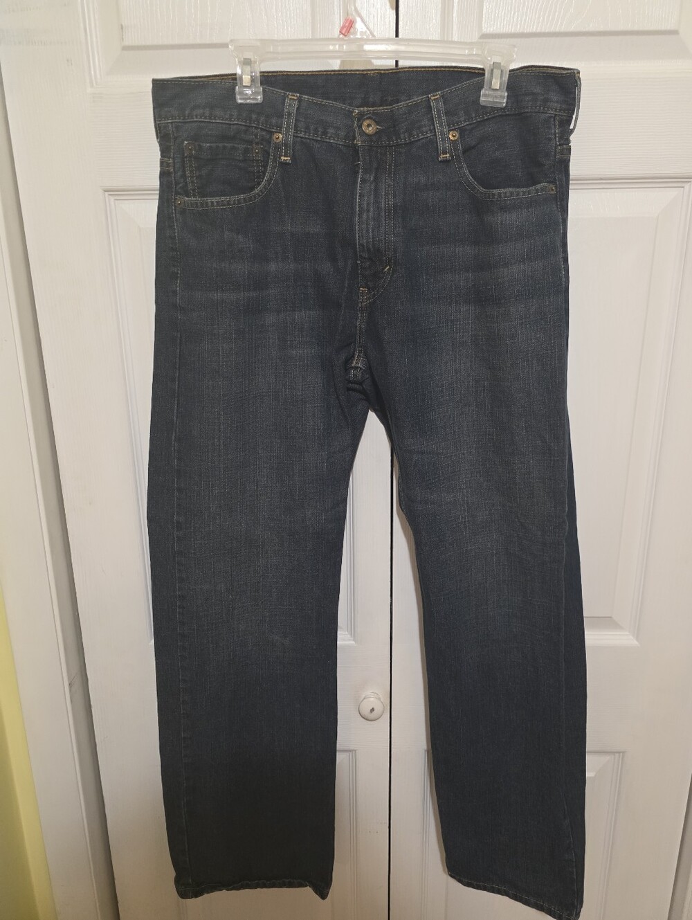 Levi's Men's Straight-Leg Jeans in Dark Indigo